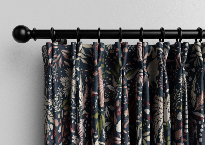 Pierre, Midnight - Made to Measure Curtains - Image 10